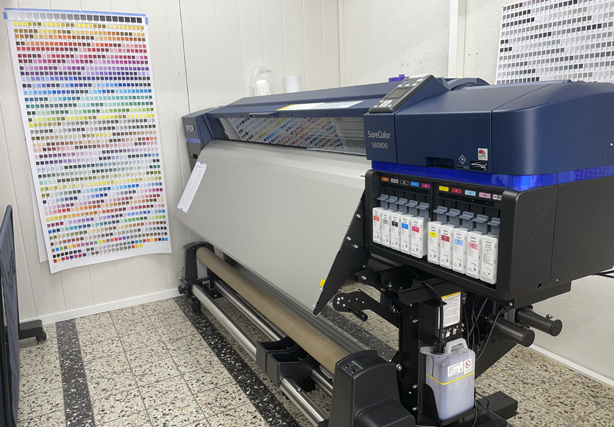 Neue Maschine für Bachmann Textildruck